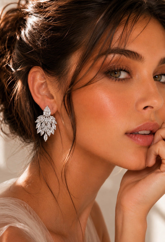 Olive Drop Earrings