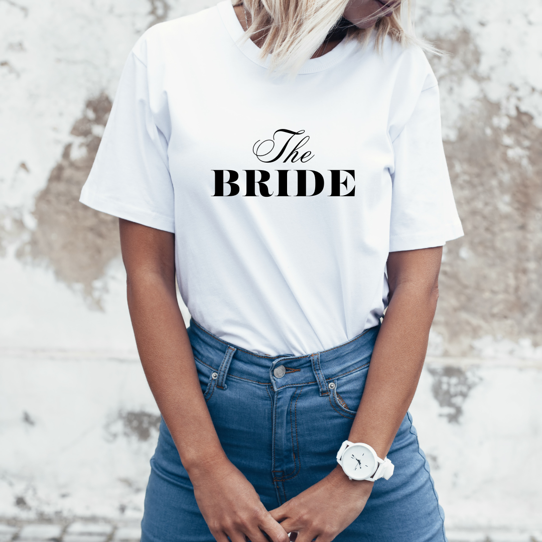 The Bride, The Crew Personalized T Shirt