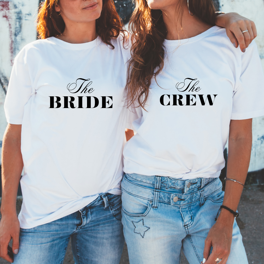 The Bride, The Crew Personalized T Shirt