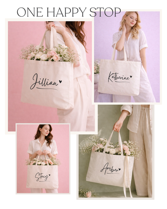 Personalized Tote Bags with Name