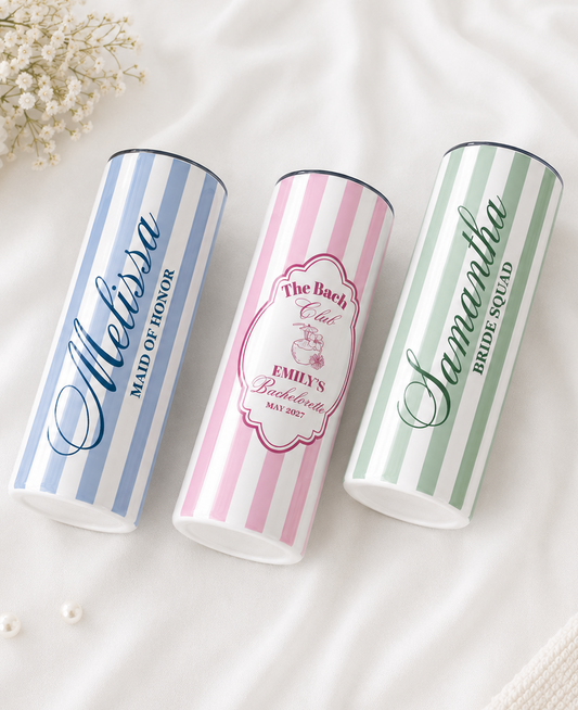 Personalized Tumbler For Bach Trips And More.