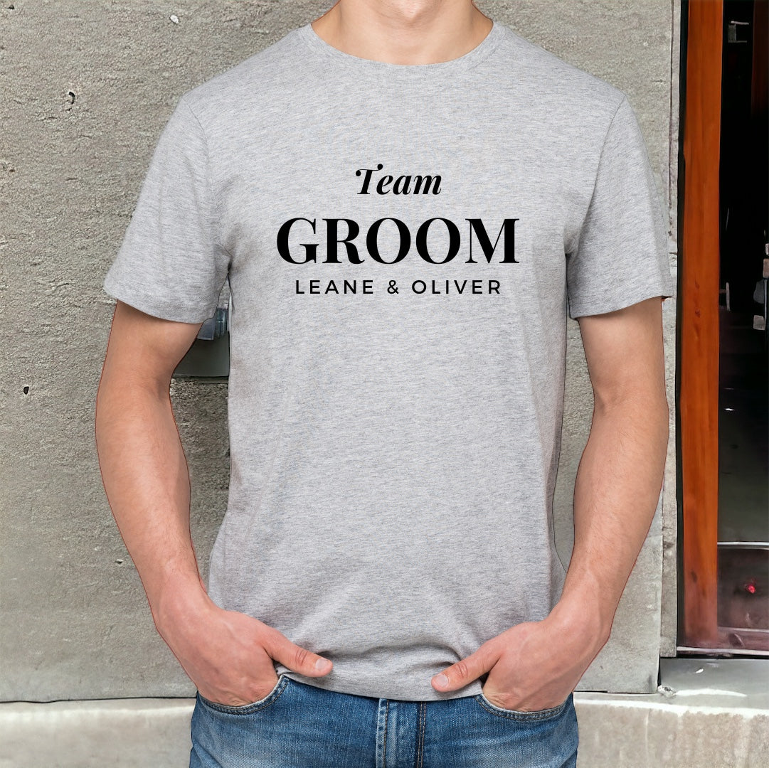 Personalized Team Bride, Team Groom, The Bride T-Shirt