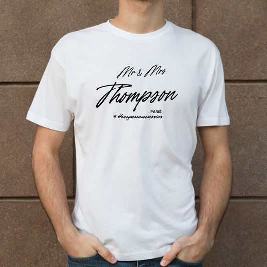 Honeymoon Personalized T-Shirt