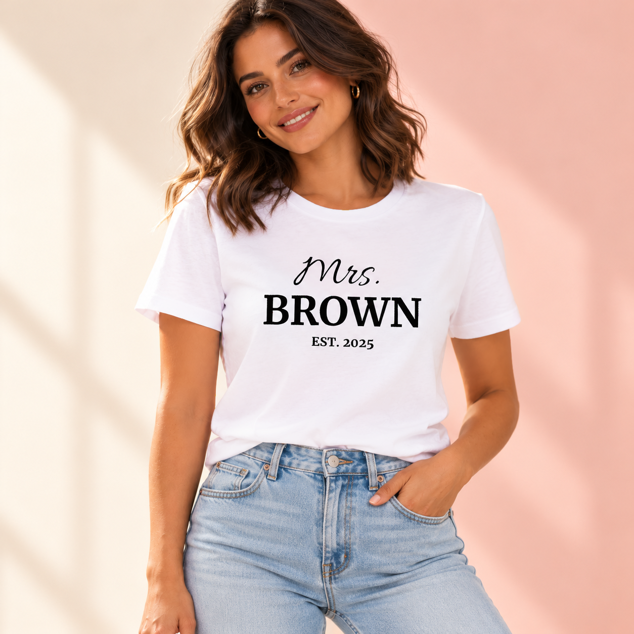 Personalized Mrs. or Mr. T Shirt