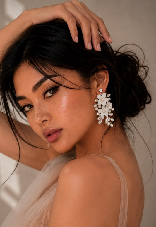 Myla Floral Drop Earrings