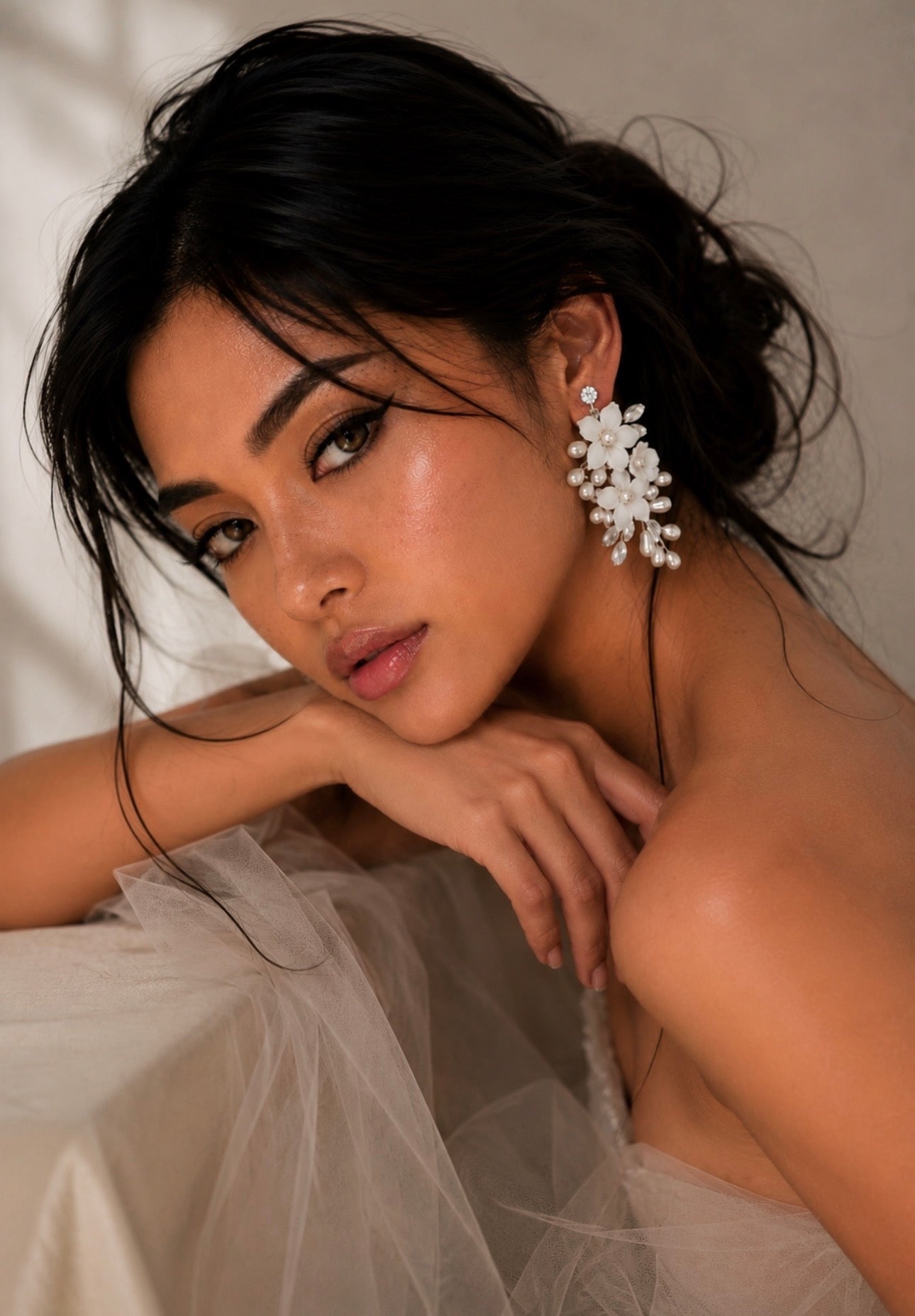 Myla Floral Drop Earrings