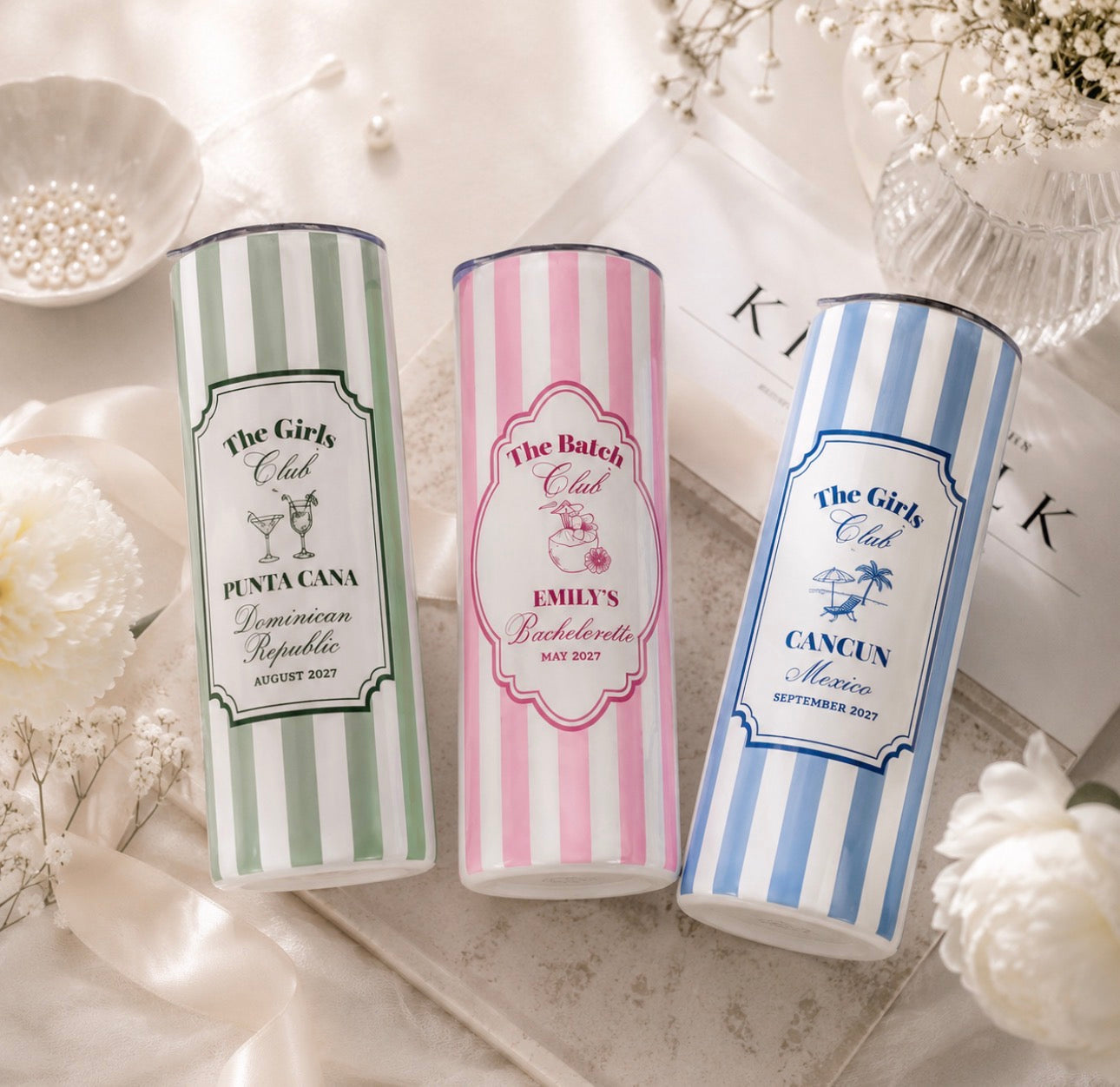 Personalized Tumbler For Bach Trips And More.