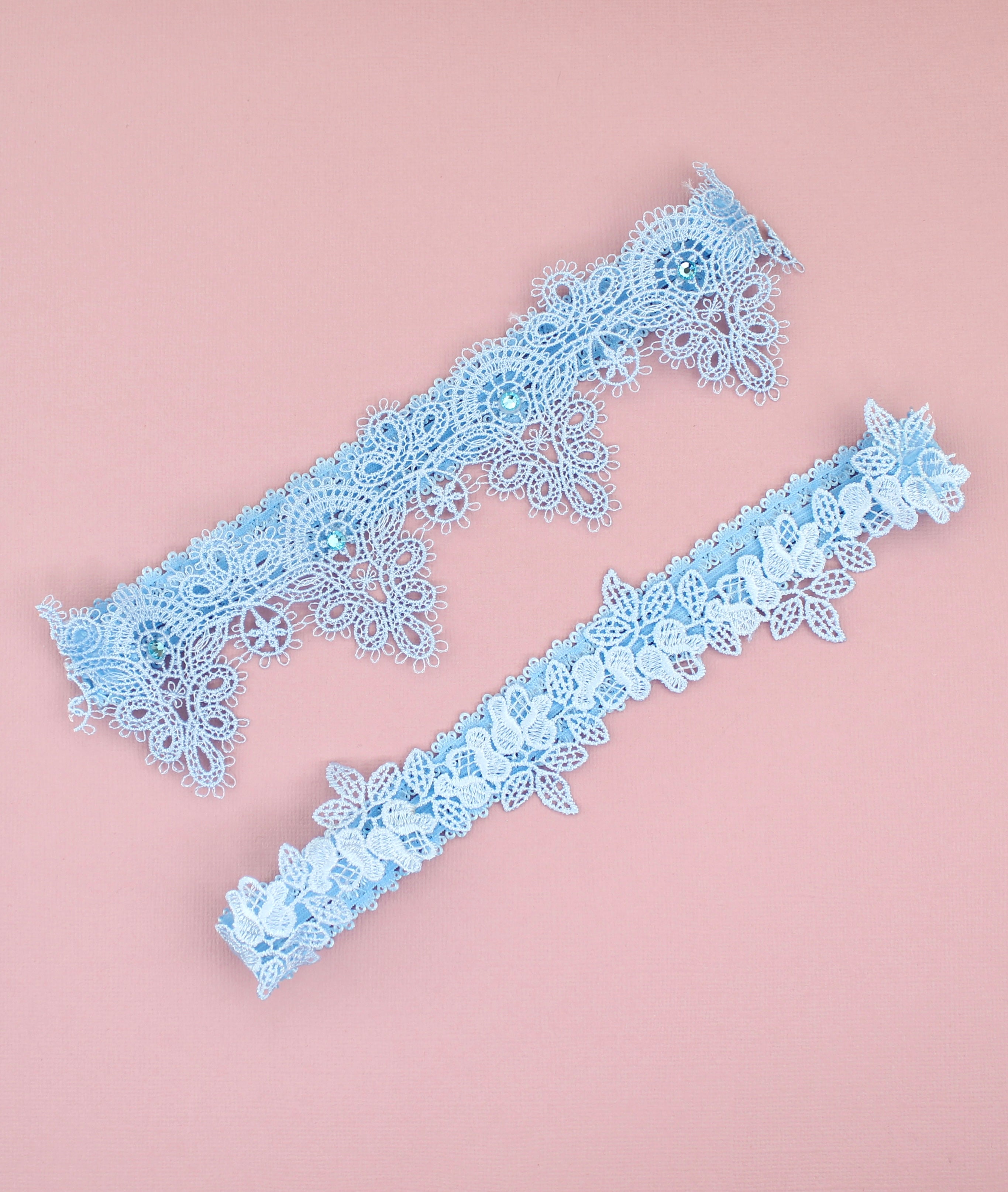 Leia Bridal Lace Garter Set