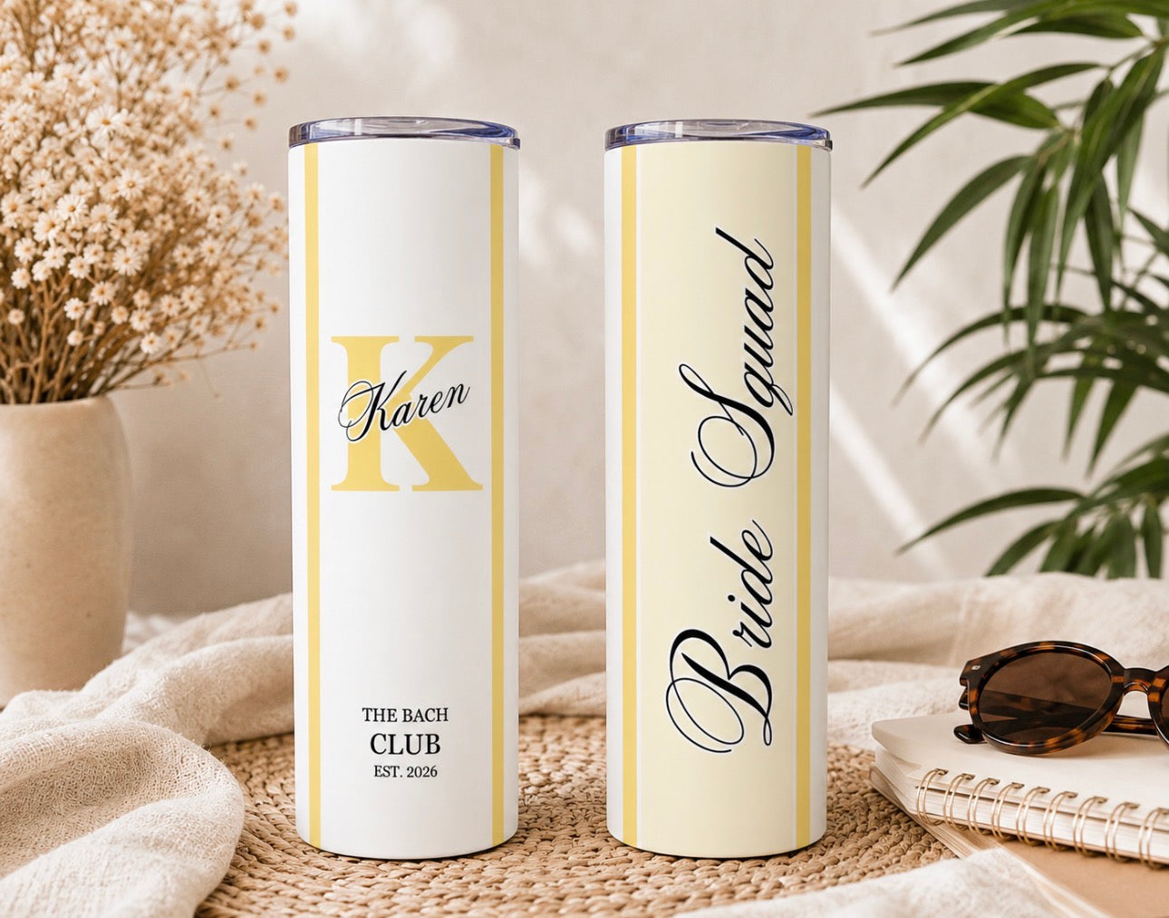 Personalized Tumbler With Initial