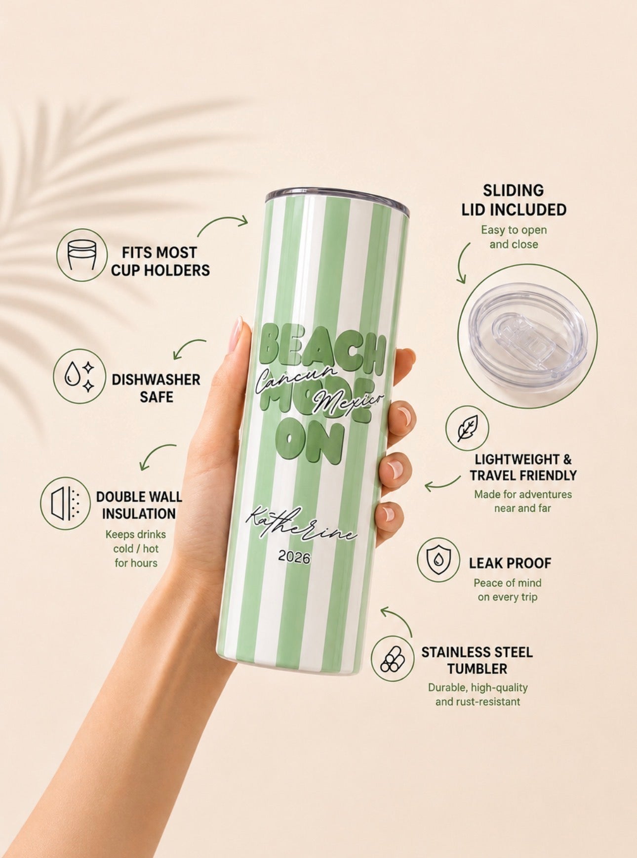 Personalized Tumbler For Special Trips
