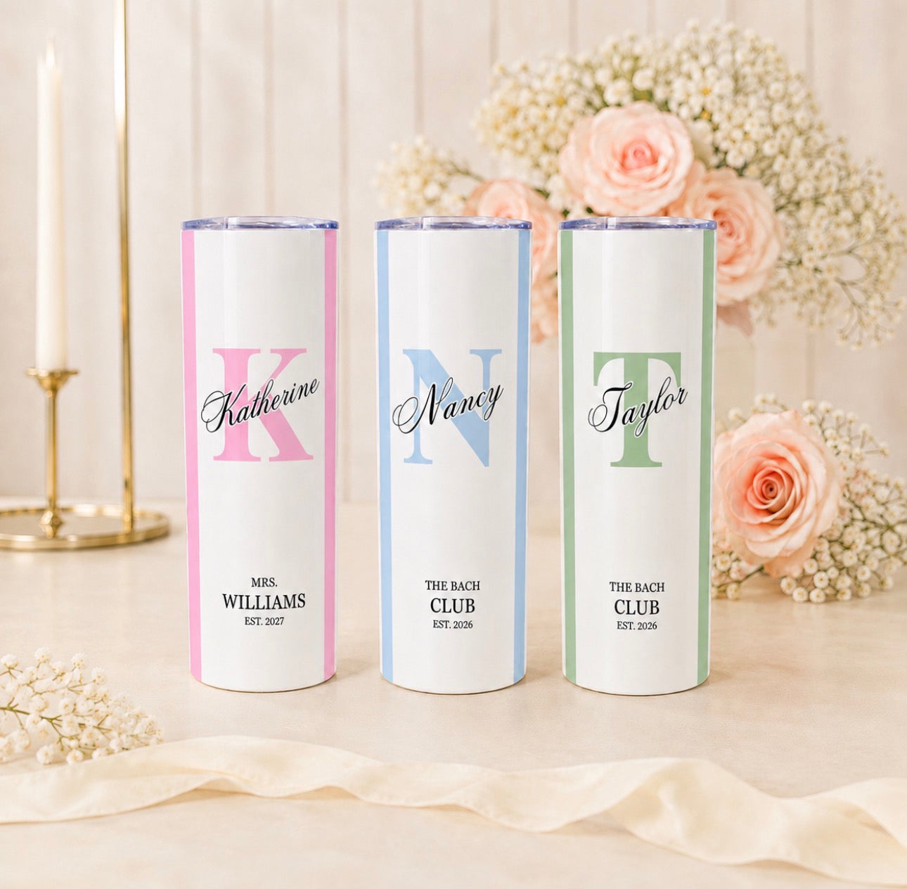Personalized Tumbler With Initial