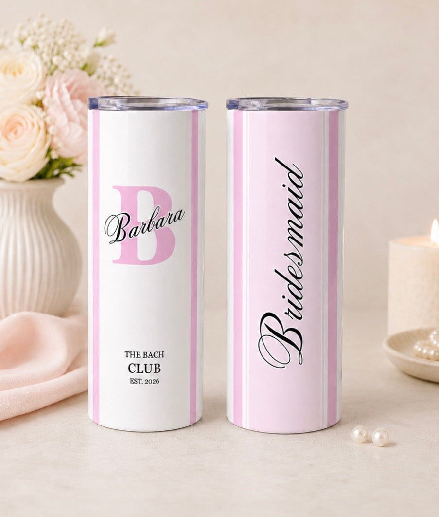 Personalized Tumbler With Initial