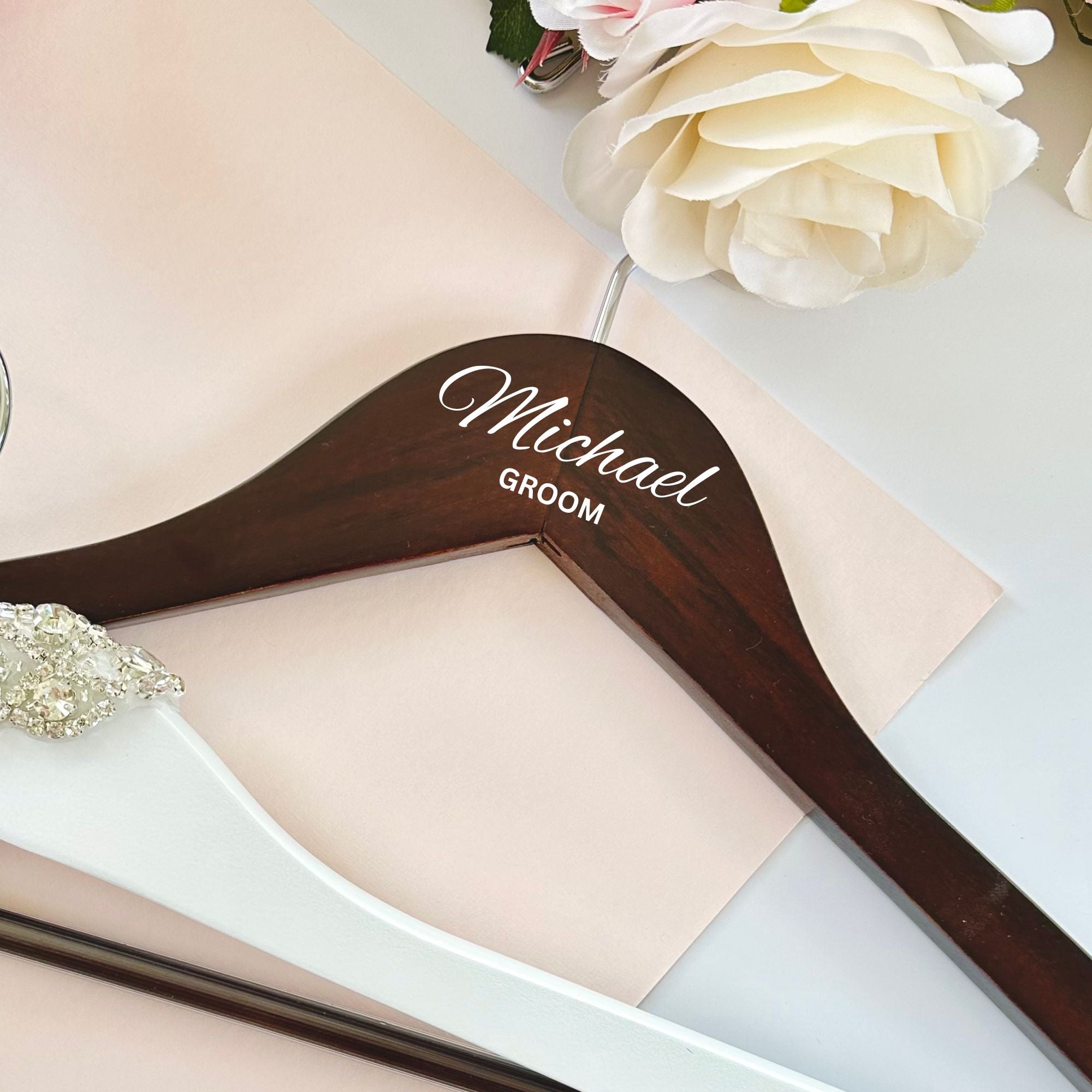 Ollie Groom Wedding Hanger