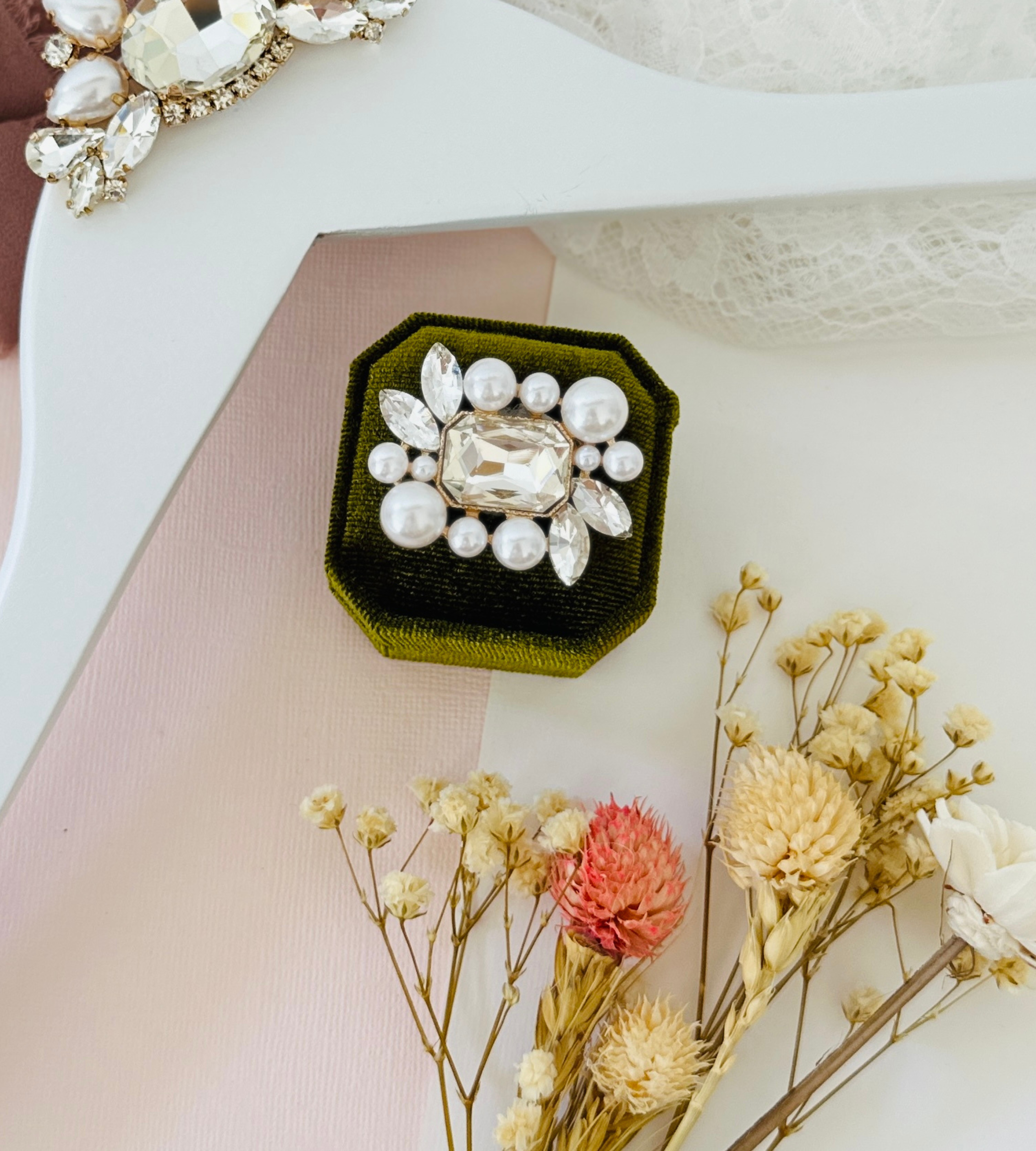 Handmade Ring Boxes with Decor