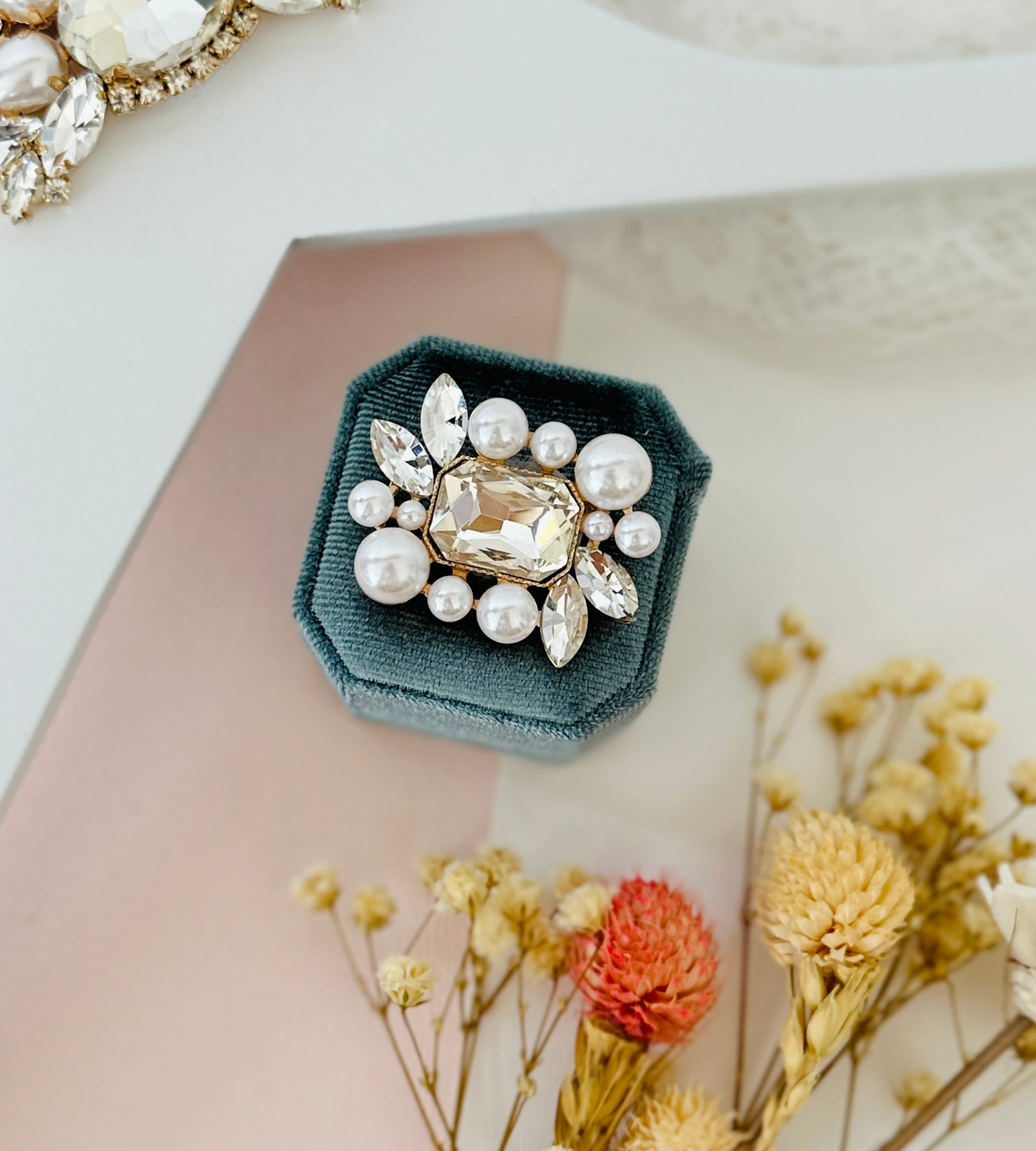 Handmade Ring Boxes with Decor