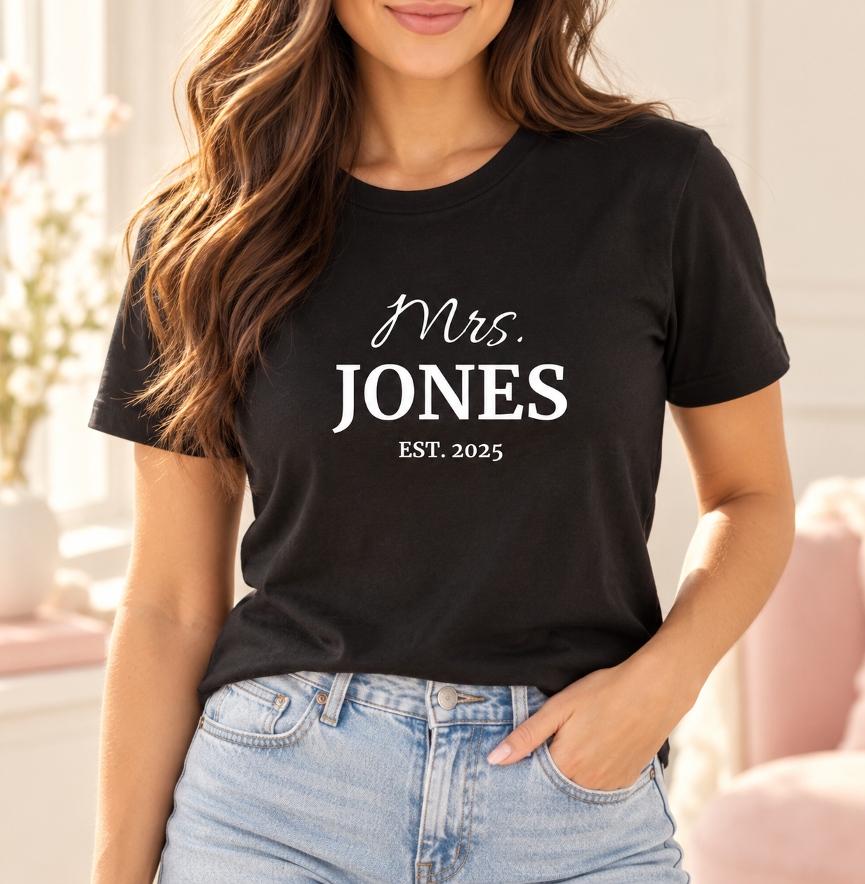 Personalized Mrs. or Mr. T Shirt