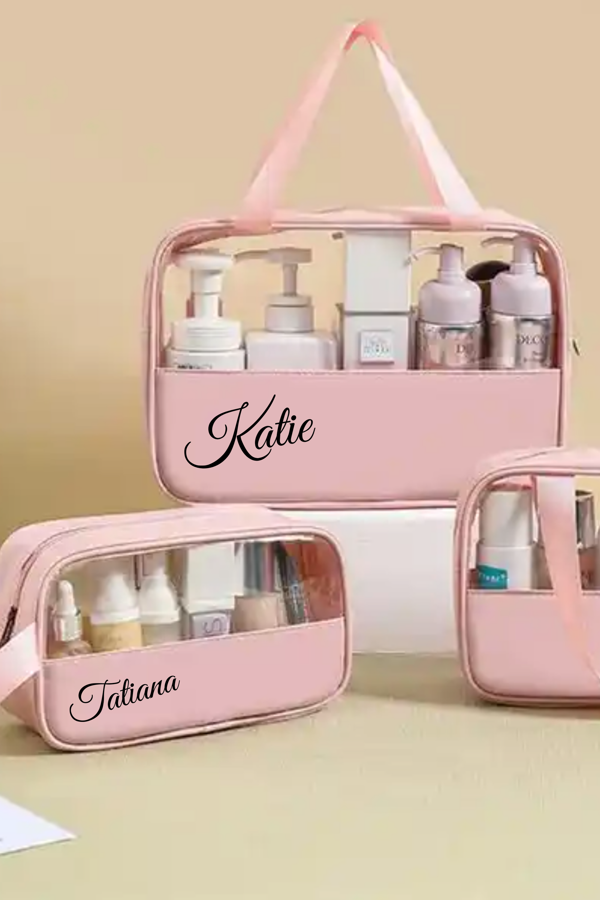 Personalized Makeup/ Travel Bags