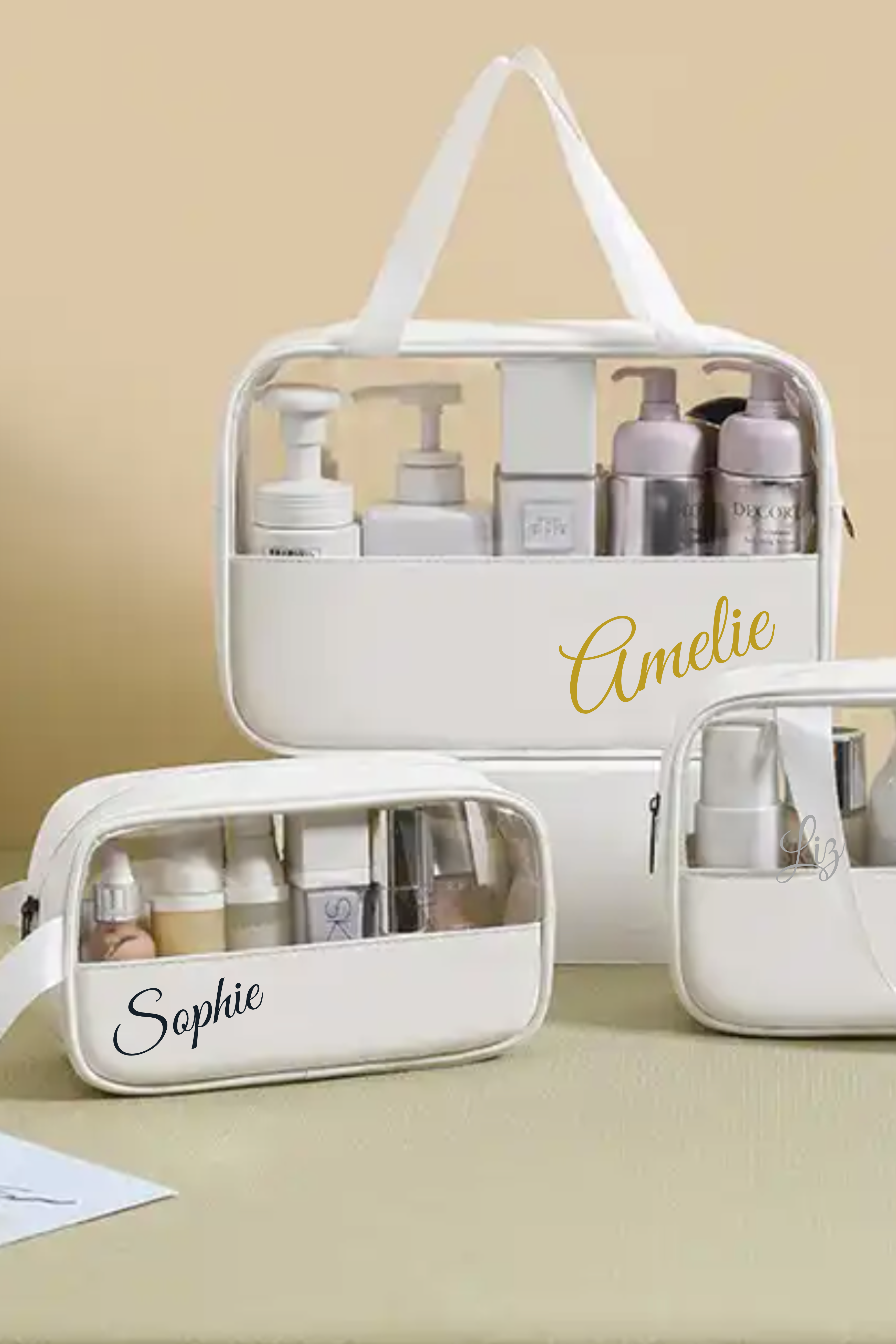 Personalized Makeup/ Travel Bags