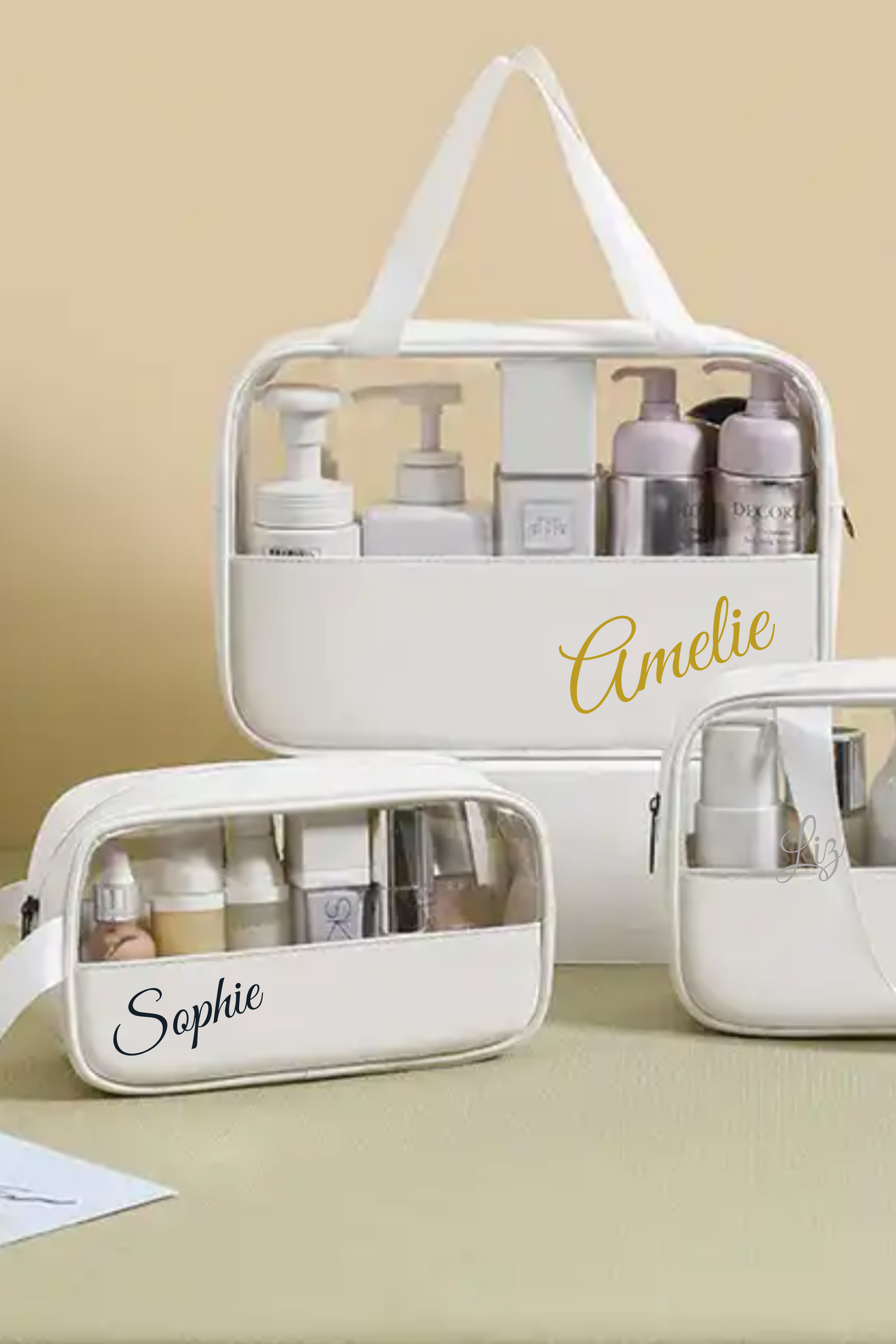 Personalized Makeup/ Travel Bags