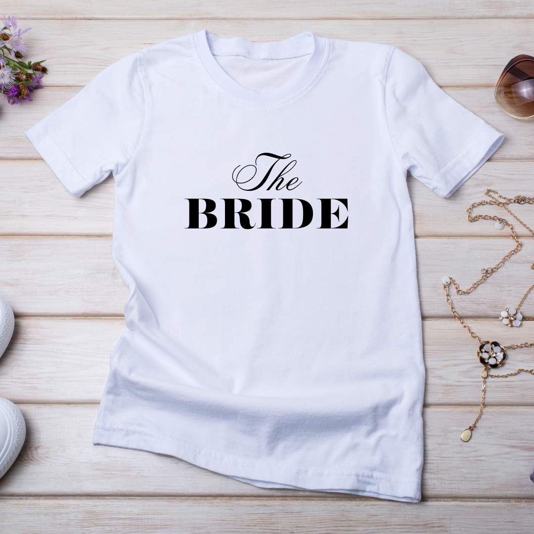 The Bride, The Crew Personalized T Shirt