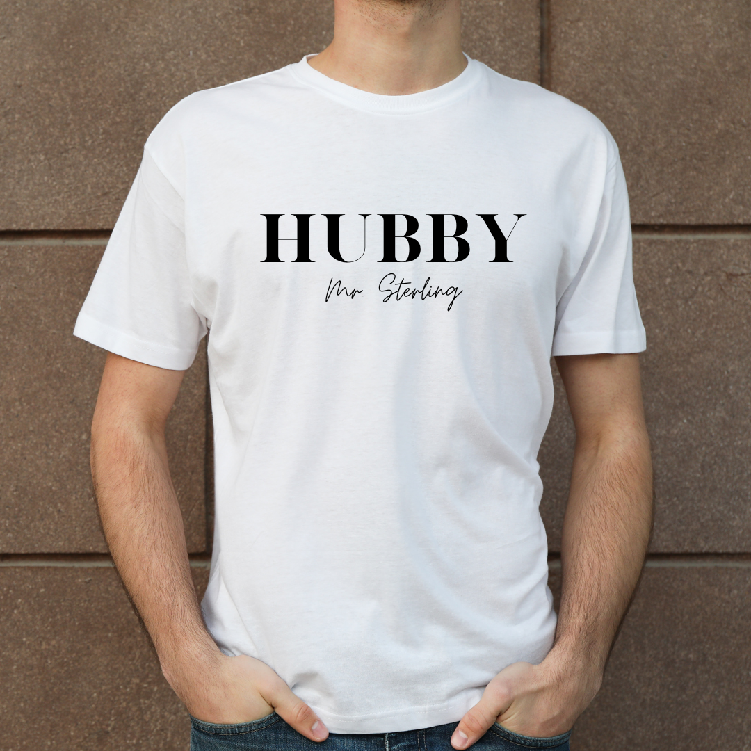 Wifey or Hubby T Shirt Personalize yours